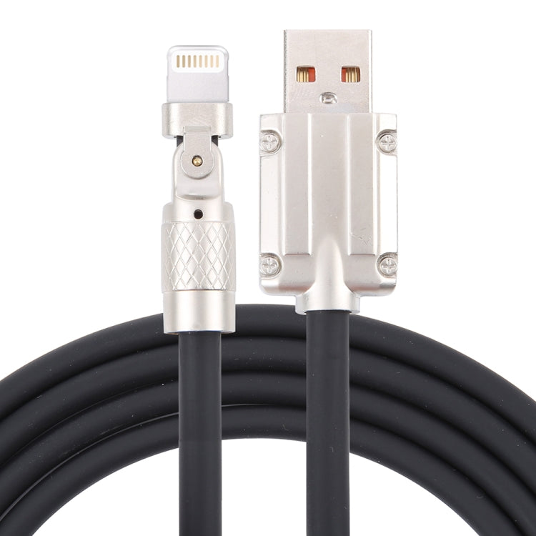 Mech Series 6A 120W USB ถึง 8 Pin 180 องศา Metal Plug สายชาร์จเร็ว ความยาว: 1.2 ม., 1.2m 8 Pin, 1.2m 180-degree 8 Pin