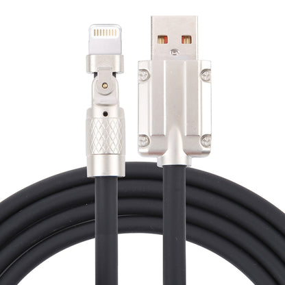 Mech Series 6A 120W USB ถึง 8 Pin 180 องศา Metal Plug สายชาร์จเร็ว ความยาว: 1.2 ม., 1.2m 8 Pin, 1.2m 180-degree 8 Pin