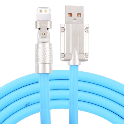 Mech Series 6A 120W USB ถึง 8 Pin 180 องศา Metal Plug สายชาร์จเร็ว ความยาว: 1.2 ม., 1.2m 8 Pin, 1.2m 180-degree 8 Pin
