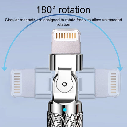 Mech Series 6A 120W USB ถึง 8 Pin 180 องศา Metal Plug สายชาร์จเร็ว ความยาว: 1.2 ม., 1.2m 8 Pin, 1.2m 180-degree 8 Pin