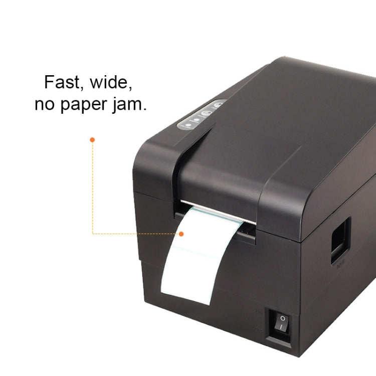 Xprinter XP-235B เครื่องพิมพ์บาร์โค้ดปรับเทียบอัตโนมัติด้วยความร้อนด้วยพอร์ต USB, XP-235B