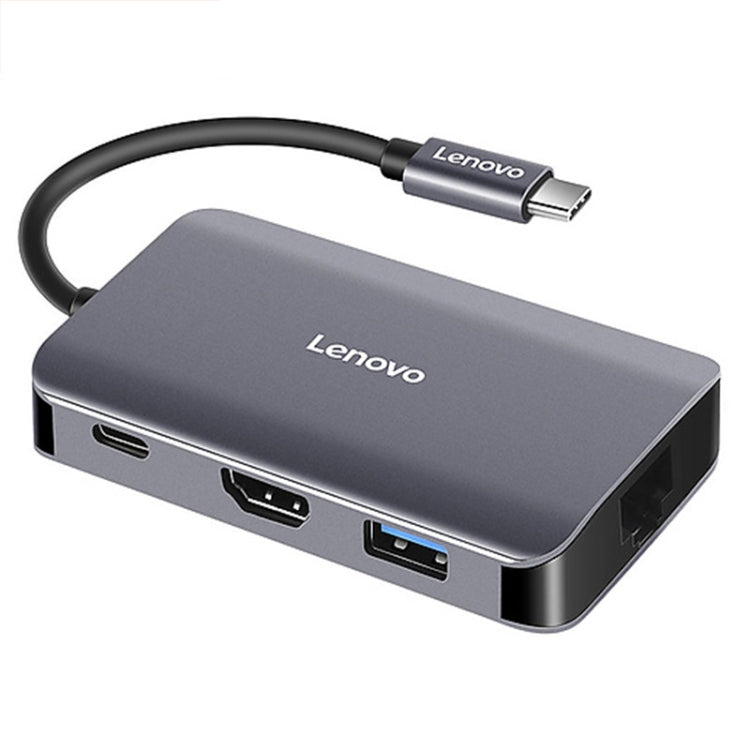 Lenovo F1-C08 8 In 1 Type-C / USB-C เป็นฮับตัวแปลงมัลติฟังก์ชั่น HDMI, F1-C08