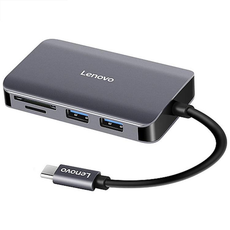 Lenovo F1-C08 8 In 1 Type-C / USB-C เป็นฮับตัวแปลงมัลติฟังก์ชั่น HDMI, F1-C08
