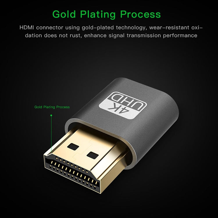 อะแดปเตอร์แสดงผลเสมือน VGA HDMI 1.4 DDC EDID Dummy Plug Headless Display Emulator, Pink, Grey, Gold, Red, Silver