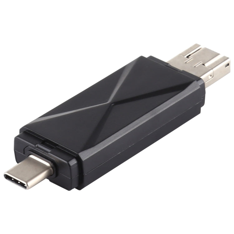 USB-C / Type-C + SD + TF + เครื่องอ่านการ์ด Micro USB เป็น USB 2.0, USB2.0