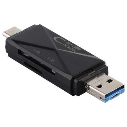 USB-C / Type-C + SD + TF + เครื่องอ่านการ์ด Micro USB เป็น USB 3.0, USB3.0