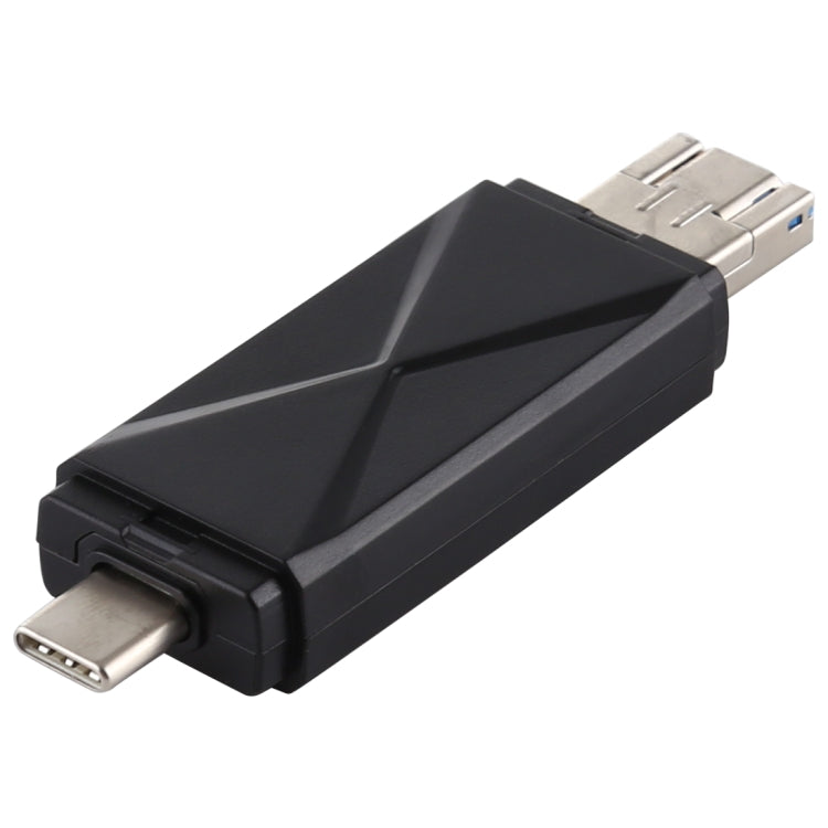 USB-C / Type-C + SD + TF + เครื่องอ่านการ์ด Micro USB เป็น USB 3.0, USB3.0