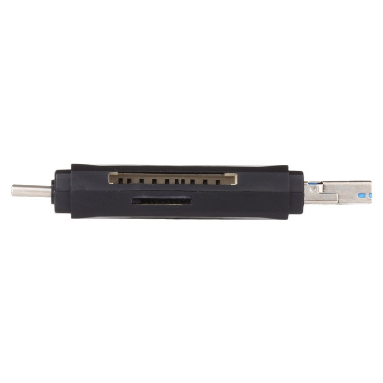 USB-C / Type-C + SD + TF + เครื่องอ่านการ์ด Micro USB เป็น USB 3.0, USB3.0