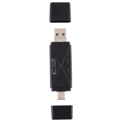 USB-C / Type-C + SD + TF + เครื่องอ่านการ์ด Micro USB เป็น USB 3.0, USB3.0