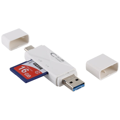 USB-C / Type-C + SD + TF + เครื่องอ่านการ์ด Micro USB เป็น USB 3.0, USB3.0