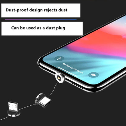 XBX02 3 in 1 8 Pin + USB-C / Type-C + ปลั๊ก Micro USB ฐานชาร์จแม่เหล็ก, XBX-02