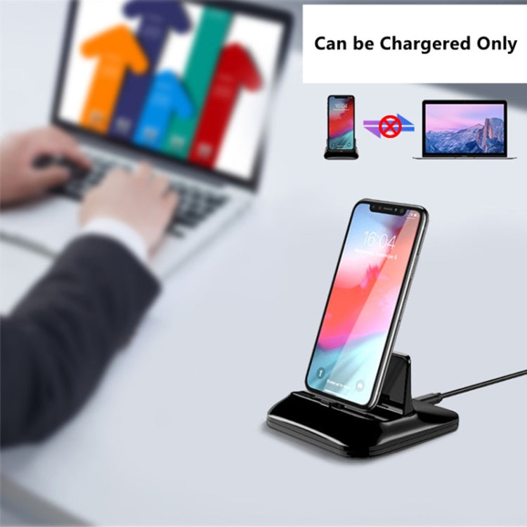 XBX02 3 in 1 8 Pin + USB-C / Type-C + ปลั๊ก Micro USB ฐานชาร์จแม่เหล็ก, XBX-02