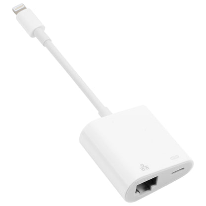 NK-1035H 2 in 1 8 Pin Male ถึง 1000M Ethernet + 8 Pin Power Female Adapter, NK-1035H