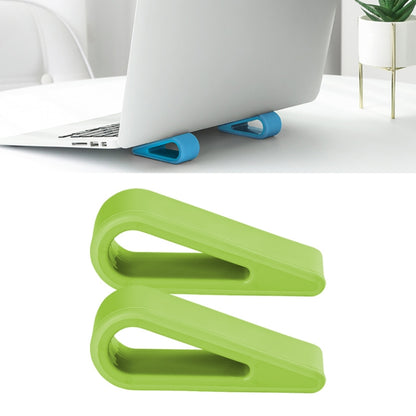 2 PCS Simple วงเล็บคอมพิวเตอร์โน้ตบุ๊คปรับความสูงเพิ่มฐานกระจายความร้อนผู้ถือ Pad