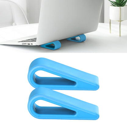 2 PCS Simple วงเล็บคอมพิวเตอร์โน้ตบุ๊คปรับความสูงเพิ่มฐานกระจายความร้อนผู้ถือ Pad