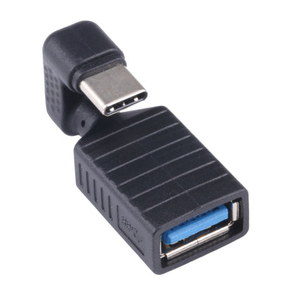 USB-C / Type-C ชายเป็น USB 3.0 อะแดปเตอร์ OTG ข้อศอกรูปตัว U ตัวเมีย, Type-C to USB 3.0