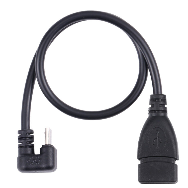 U-รูป Micro USB ชายไปยัง USB 2.0 หญิง OTG Data Cable, Micro USB to USB 2.0