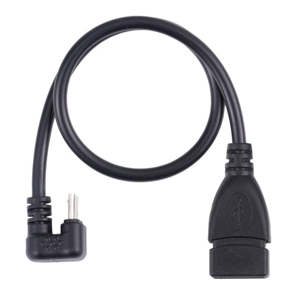 U-รูป Micro USB ชายไปยัง USB 2.0 หญิง OTG Data Cable, Micro USB to USB 2.0
