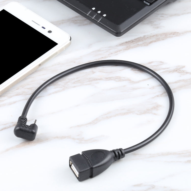 U-รูป Micro USB ชายไปยัง USB 2.0 หญิง OTG Data Cable, Micro USB to USB 2.0