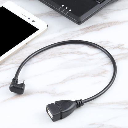 U-รูป Micro USB ชายไปยัง USB 2.0 หญิง OTG Data Cable, Micro USB to USB 2.0