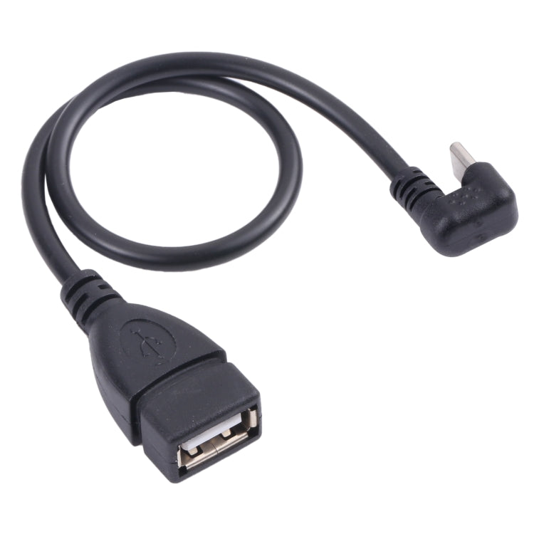 U-รูป Type-C ชายกับ USB 2.0 หญิง OTG Data Cable, Type-C to USB 2.0