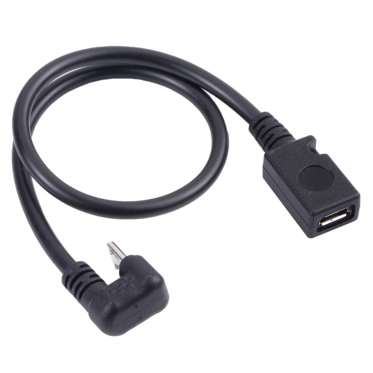 สายเคเบิลต่อขยาย Micro USB ตัวผู้เป็นตัวเมียรูปตัว U, Micro USB Male to Female