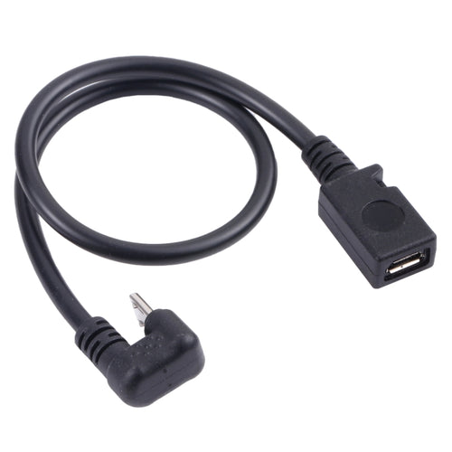 สายเคเบิลต่อขยาย Micro USB ตัวผู้เป็นตัวเมียรูปตัว U, Micro USB Male to Female