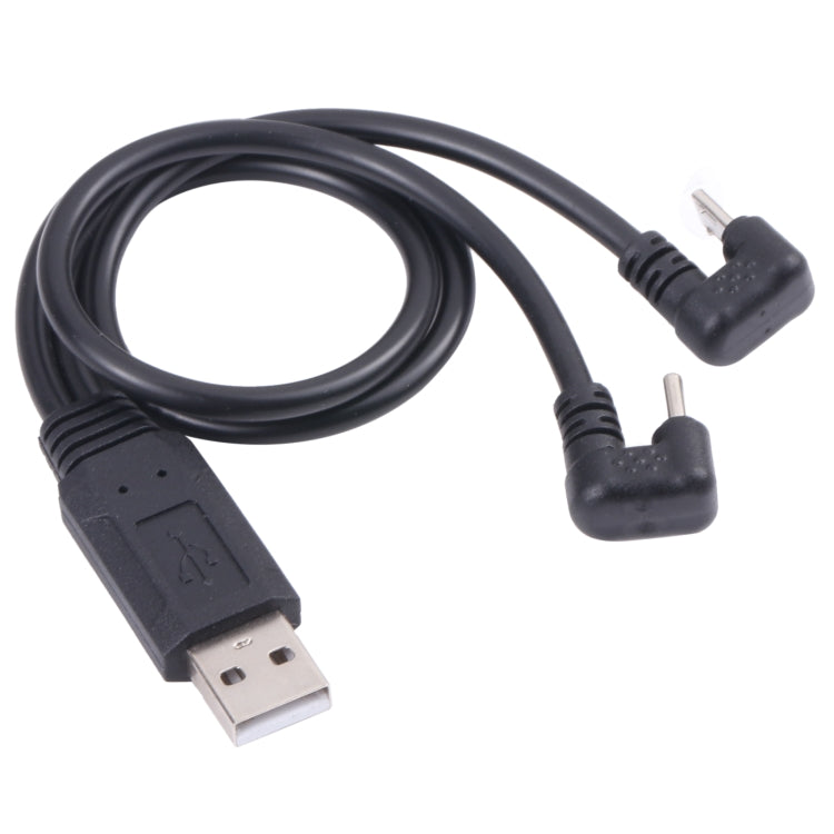 USB-C / Type-C รูปตัวยู + สาย Micro USB ตัวผู้เป็น USB, Type-C + Micro USB to USB