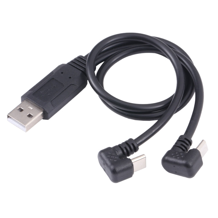 USB-C / Type-C รูปตัวยู + สาย Micro USB ตัวผู้เป็น USB, Type-C + Micro USB to USB