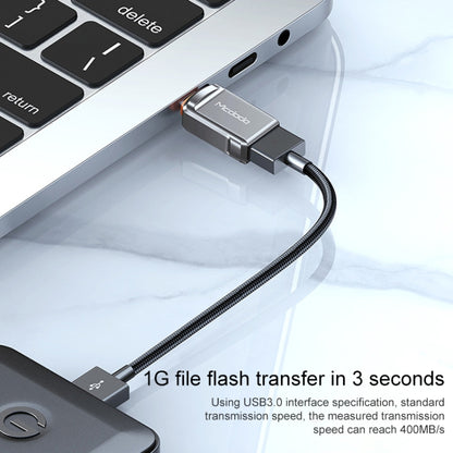 MCDODO USB 3.0 ตัวเมียเป็น USB-C / Type-C ตัวแปลง OTG ตัวผู้ USB แฟลชดิสก์, USB-C / Type-C