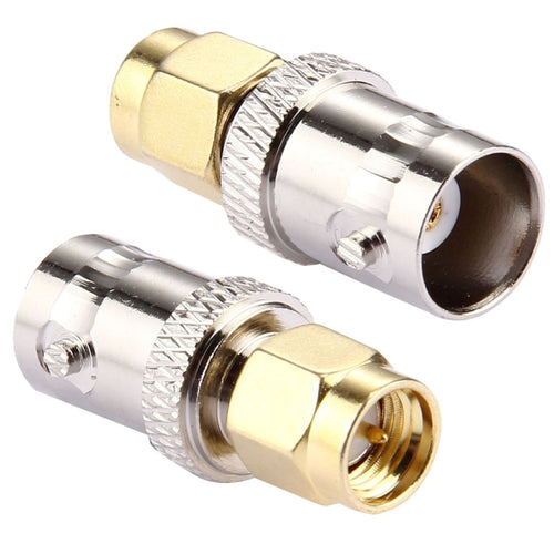 2 ชิ้น BNC หญิงถึง SMA ชาย เชื่อมต่อ, Female to SMA Male