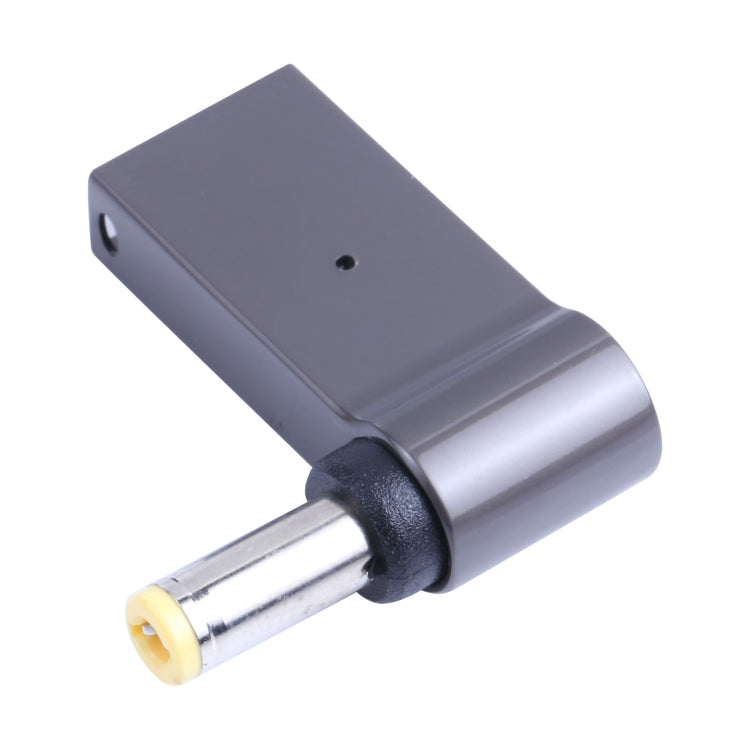 100W USB-C / Type-C หญิงเป็น DC 5.5 x 2.5 มม. อะแดปเตอร์ชาร์จคอมพิวเตอร์ชายสำหรับ Lenovo, Type-C Female to DC 5.5x2.5mm Male
