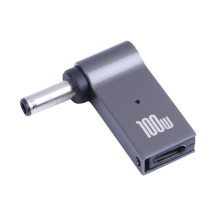 100W USB-C / Type-C หญิงเป็น DC 4.5x3.0 มม. อะแดปเตอร์ชาร์จคอมพิวเตอร์ชายสำหรับ Dell, Type-C Female to DC 4.5x3.0mm Male