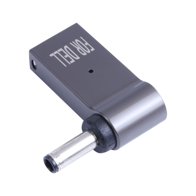 100W USB-C / Type-C หญิงเป็น DC 4.5x3.0 มม. อะแดปเตอร์ชาร์จคอมพิวเตอร์ชายสำหรับ Dell, Type-C Female to DC 4.5x3.0mm Male