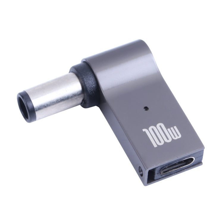 100W USB-C / Type-C หญิงเป็น DC 7.4x0.6 มม. อะแดปเตอร์ชาร์จคอมพิวเตอร์ชายสำหรับ HP, Type-C Female to DC 7.4x0.6mm Male(for HP)