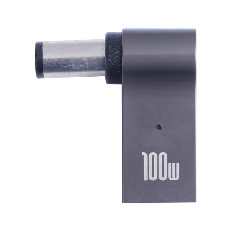 100W USB-C / Type-C หญิงเป็น DC 7.4x0.6 มม. อะแดปเตอร์ชาร์จคอมพิวเตอร์ชายสำหรับ HP, Type-C Female to DC 7.4x0.6mm Male(for HP)