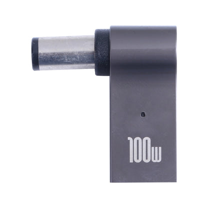 100W USB-C / Type-C หญิงเป็น DC 7.4x0.6 มม. อะแดปเตอร์ชาร์จคอมพิวเตอร์ชายสำหรับ HP, Type-C Female to DC 7.4x0.6mm Male(for HP)