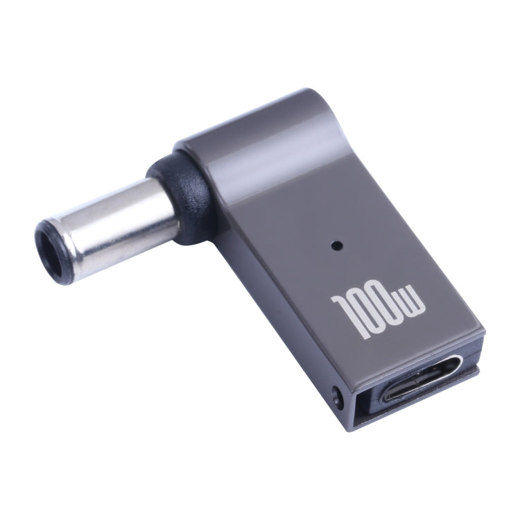 100W USB-C / Type-C หญิงเป็น DC 6.0x1.4 มม. อะแดปเตอร์ชาร์จคอมพิวเตอร์ชายสำหรับ Sony, Type-C Female to DC 6.0x1.4mm Male