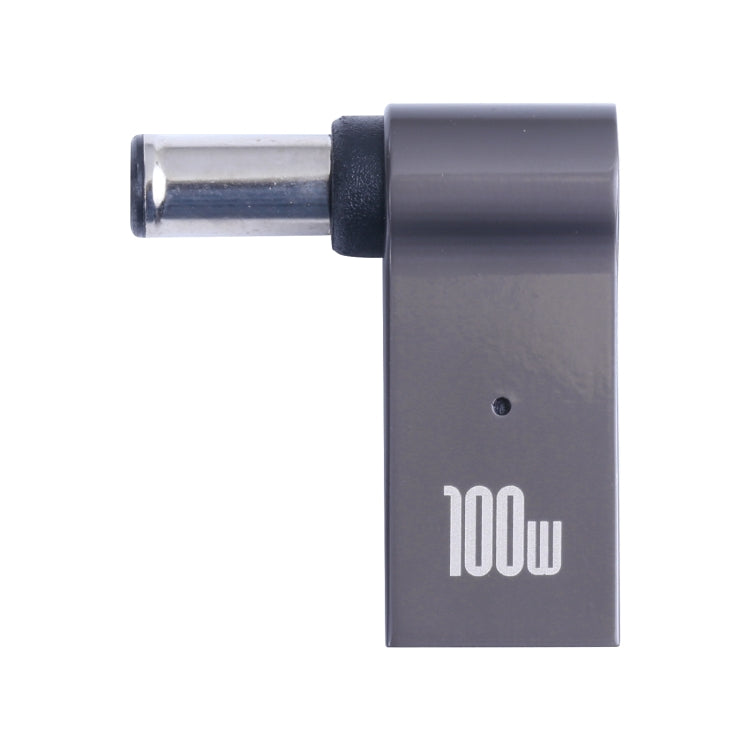 100W USB-C / Type-C หญิงเป็น DC 6.0x1.4 มม. อะแดปเตอร์ชาร์จคอมพิวเตอร์ชายสำหรับ Sony, Type-C Female to DC 6.0x1.4mm Male