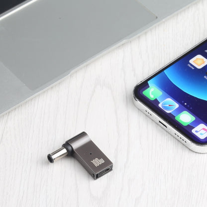 100W USB-C / Type-C หญิงเป็น DC 6.0x1.4 มม. อะแดปเตอร์ชาร์จคอมพิวเตอร์ชายสำหรับ Sony, Type-C Female to DC 6.0x1.4mm Male
