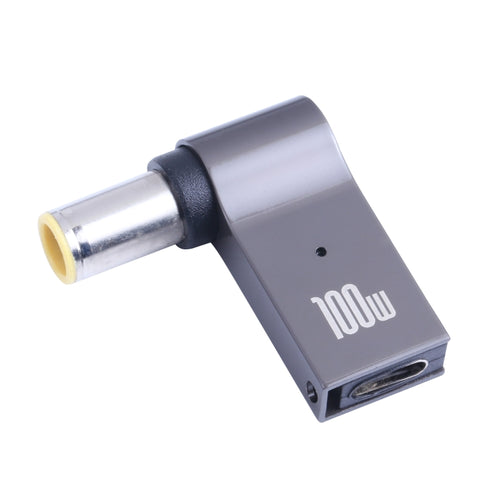 100W USB-C / Type-C หญิงเป็น DC 7.9x5.0 มม. อะแดปเตอร์ชาร์จคอมพิวเตอร์ชายสำหรับ Lenovo, Type-C Female to DC 7.9x5.0mm Male