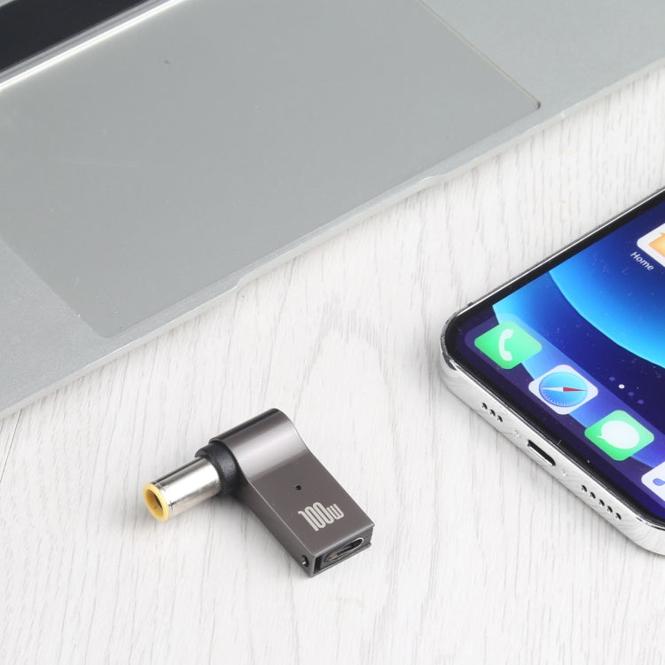 100W USB-C / Type-C หญิงเป็น DC 7.9x5.0 มม. อะแดปเตอร์ชาร์จคอมพิวเตอร์ชายสำหรับ Lenovo, Type-C Female to DC 7.9x5.0mm Male