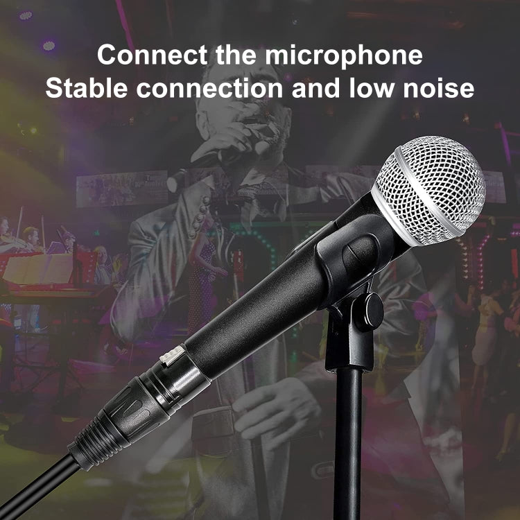 30 ซม.หัวโลหะ 3 PIN XLR CANNON หญิง 2 RCA ชาย Audio CONNECTOR ADAPTER CABLE สำหรับไมโครโฟน /อุปกรณ์เสียง, 2 RCA Male