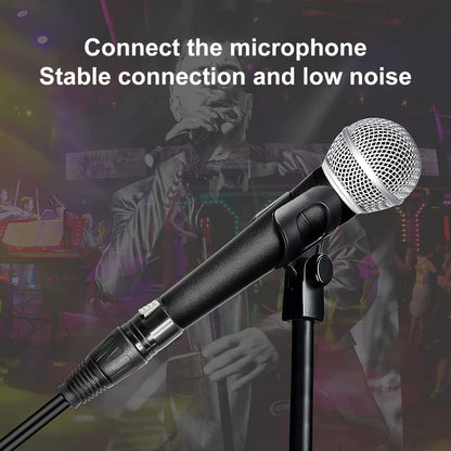 30 ซม.หัวโลหะ 3 PIN XLR CANNON หญิง 2 RCA ชาย Audio CONNECTOR ADAPTER CABLE สำหรับไมโครโฟน /อุปกรณ์เสียง, 2 RCA Male