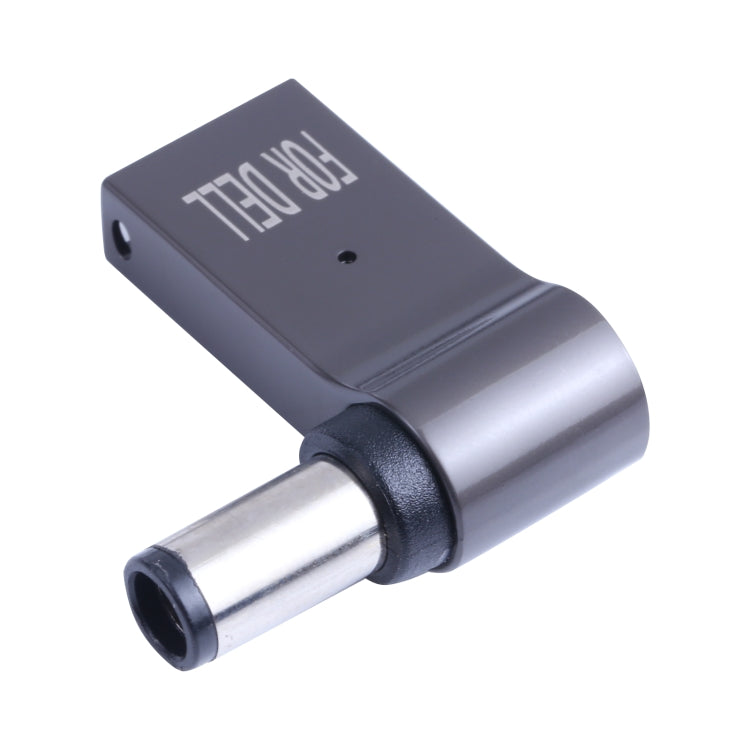 100W USB-C / Type-C หญิงเป็น DC 7.4x0.6 มม. อะแดปเตอร์ชาร์จคอมพิวเตอร์ชายสำหรับ Dell, Type-C Female to DC 7.4x0.6mm Male(for Dell)