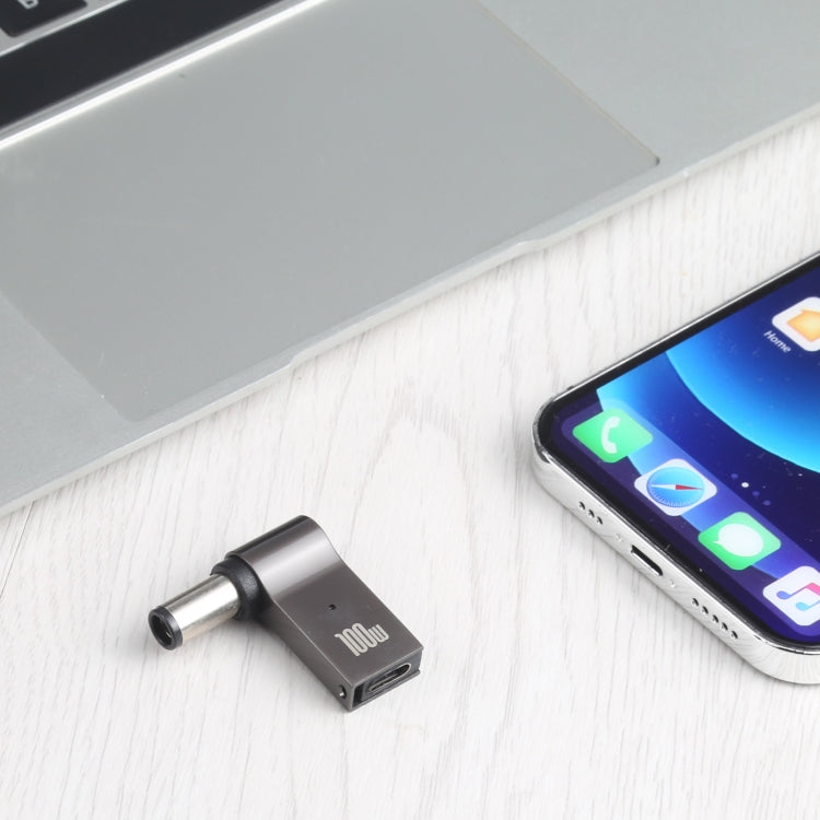 100W USB-C / Type-C หญิงเป็น DC 7.4x0.6 มม. อะแดปเตอร์ชาร์จคอมพิวเตอร์ชายสำหรับ Dell, Type-C Female to DC 7.4x0.6mm Male(for Dell)