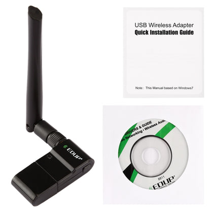 EDUP EP-AC1635 600Mbps Dual Band Wireless 11AC USB Ethernet Adapter 2dBi เสาอากาศสำหรับแล็ปท็อป/PC, EP-AC1635