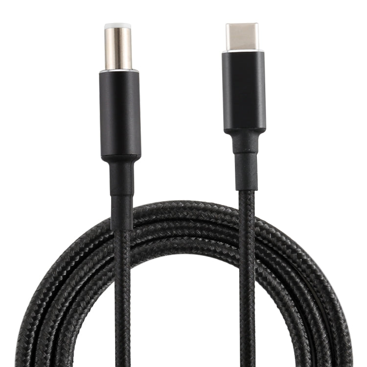 PD 100W 7.4 x 0.6 มม. ชายกับ USB-C / Type-C ชายไนลอนสานสายไฟชาร์จไฟสำหรับ Dell ความยาวสายเคเบิล: 1.7 ม., 7.4 x 0.6mm for Dell