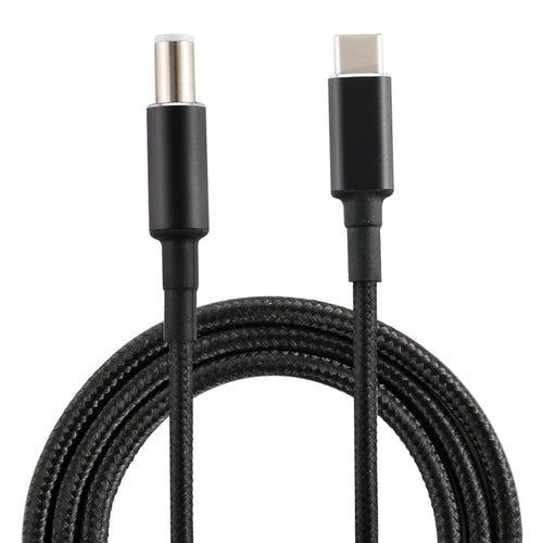 PD 100W 7.4 x 0.6 มม. ชายกับ USB-C / Type-C ชายไนลอนสานสายไฟชาร์จไฟสำหรับ Dell ความยาวสายเคเบิล: 1.7 ม., 7.4 x 0.6mm for Dell
