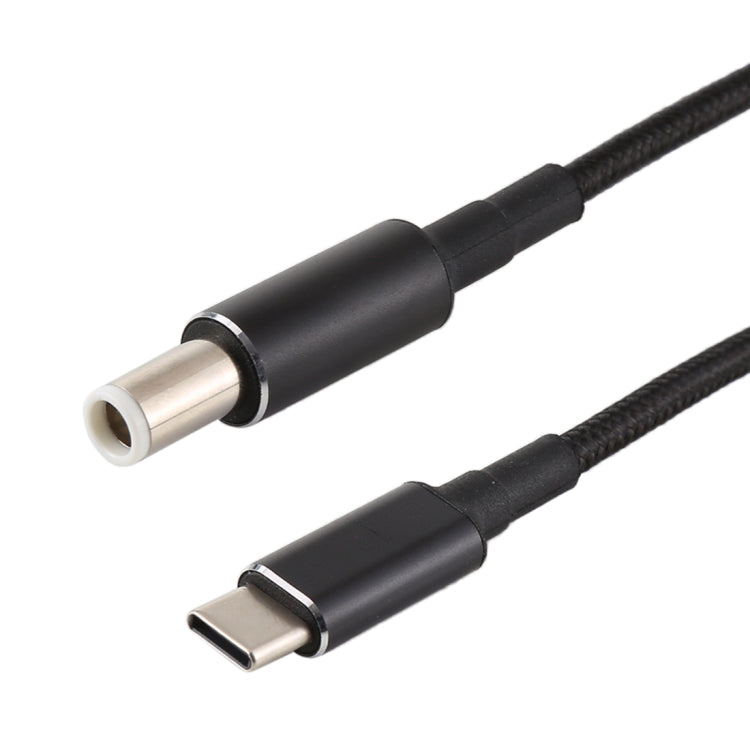 PD 100W 7.4 x 0.6 มม. ชายกับ USB-C / Type-C ชายไนลอนสานสายไฟชาร์จไฟสำหรับ Dell ความยาวสายเคเบิล: 1.7 ม., 7.4 x 0.6mm for Dell
